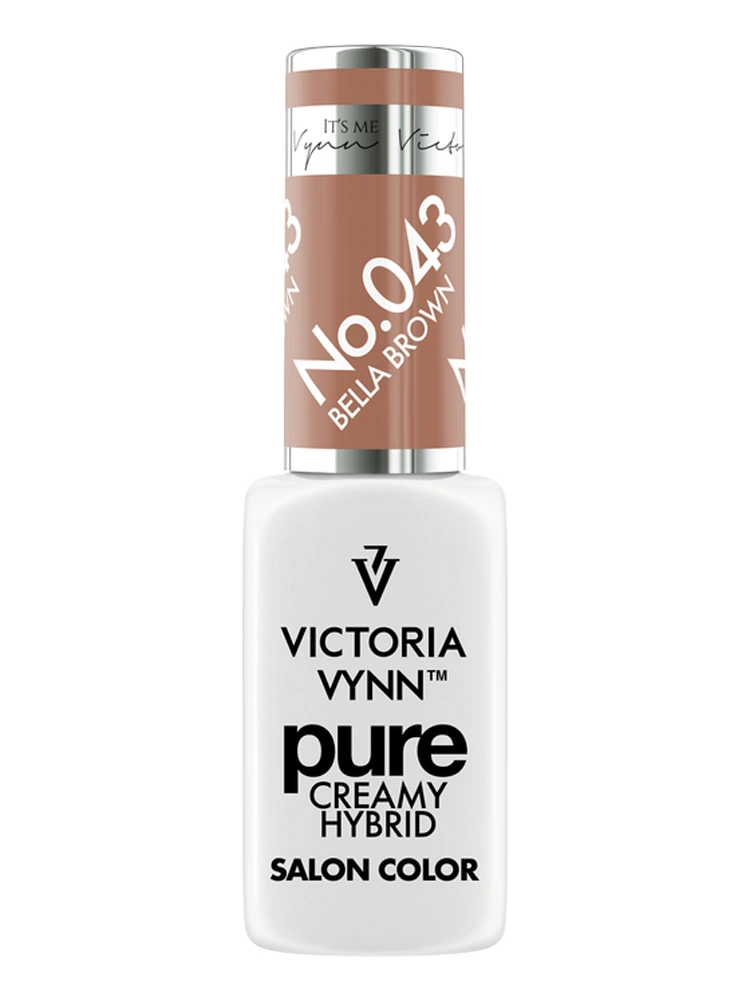 Pure Creamy Hybrid Gel Polish No. 043 Bella Brown 2 Best Mocha Brown Nails Victoria VYNN Pure Creamy Hybrid 043 Bella Brown