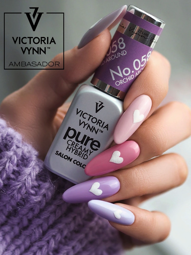 Best Orchid Nails Victoria VYNN Pure Creamy Hybrid 058 Orchid Around 1 1