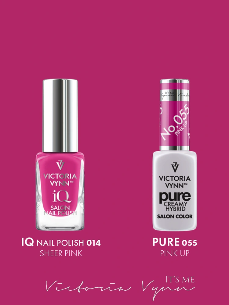 Pure Creamy Hybrid Gel Polish No. 055 Pink Up 10 Best Pink Gel Nail Polish Victoira VYNN Pure Creamy Hybrid 055 Pink Up 1 1