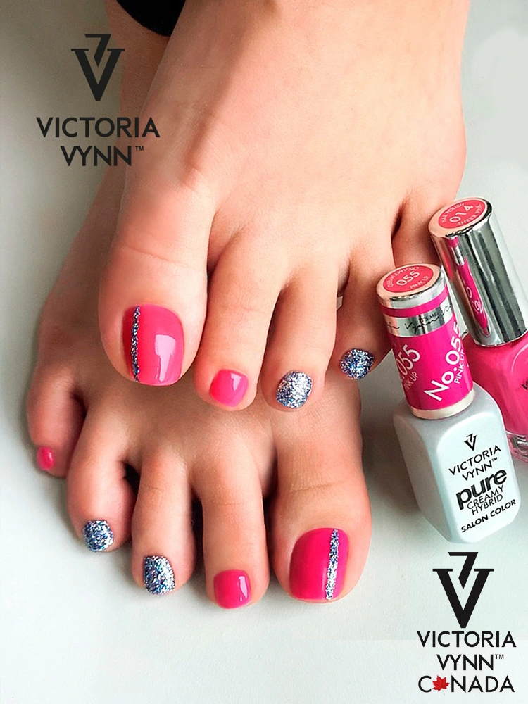 Pure Creamy Hybrid Gel Polish No. 055 Pink Up 8 Best Pink Gel Nail Polish Victoira VYNN Pure Creamy Hybrid 055 Pink Up 1 2