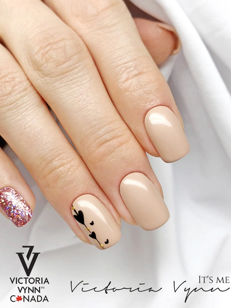 Best Pink Nude Nails Victoria VYNN Pure Creamy Hybrid 008 Ginger Tea