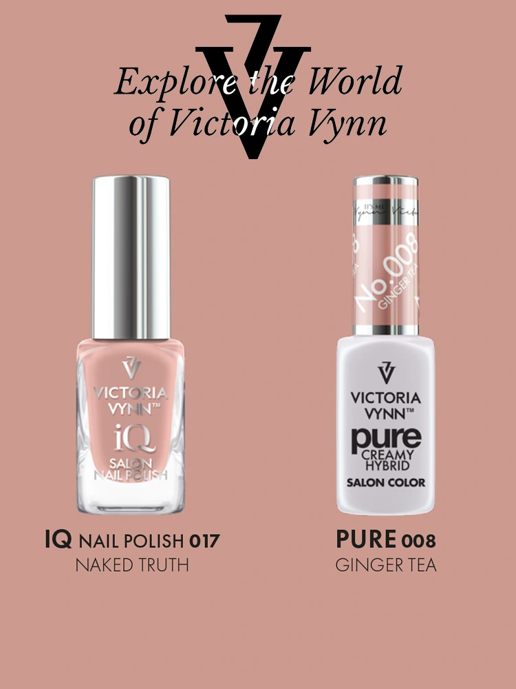 Best Pink Nude Nails Victoria VYNN Pure Creamy Hybrid 008 Ginger Tea 1 2