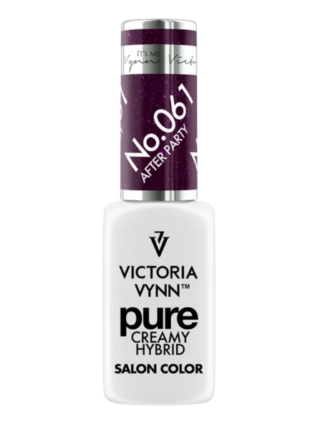 Best Shimmery Dark Purple Nails Victoria VYNN Pure Creamy Hybrid 061 After Party