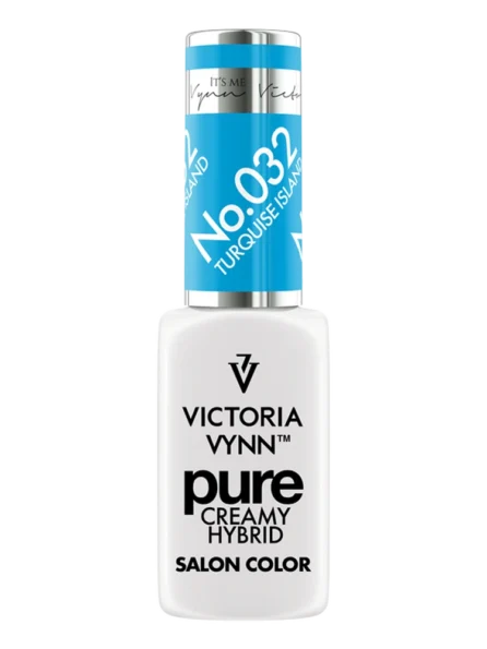 Best Summer Turquoise Nails Victoria VYNN Pure Cream Hybrid Turquoise Islan 032