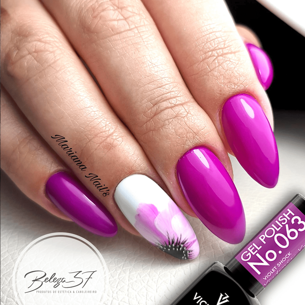 Salon Gel Polish No. 063 Violet Shock 6 Gel Polish 063 Image New New New