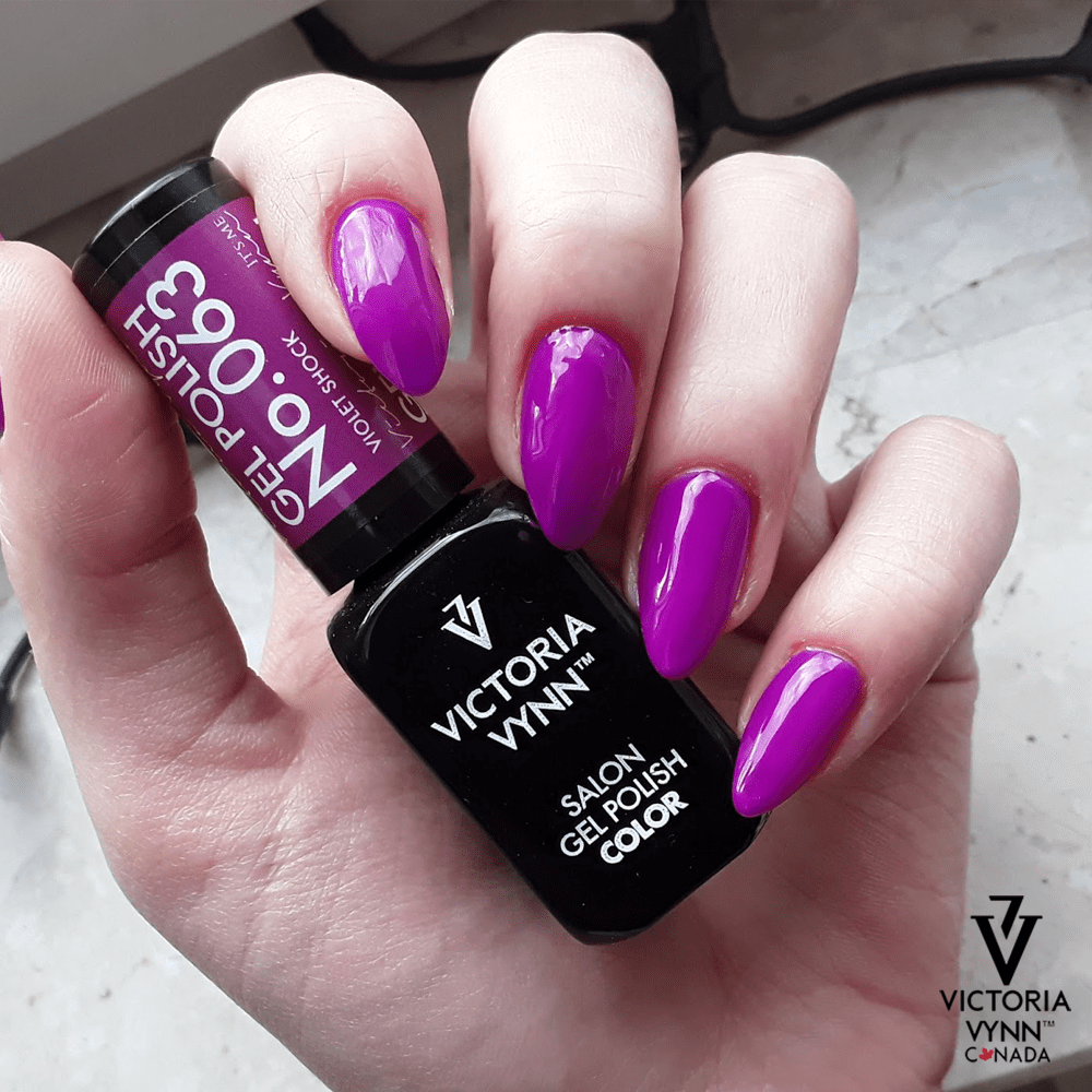 Salon Gel Polish No. 063 Violet Shock 8 Gel Polish 063 Image New