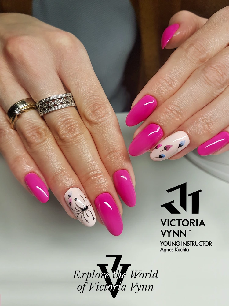 Most Cute Pink Nails Victoria VYNN Pure Creamy Hybrid 078 Pinky Pink 1 1