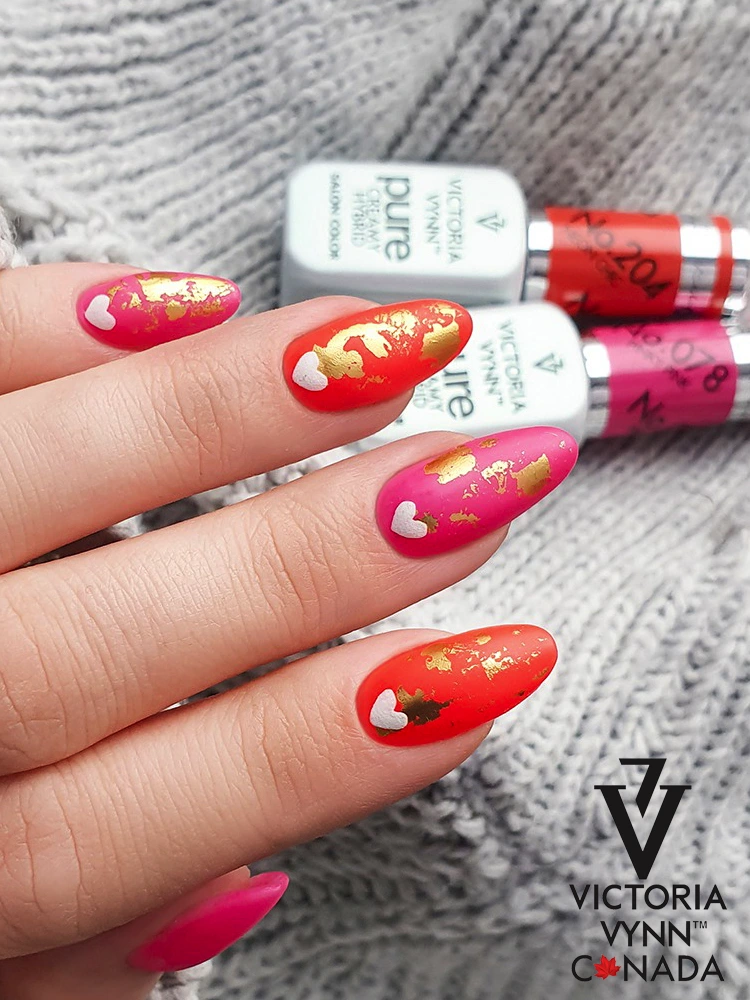 Most Cute Pink Nails Victoria VYNN Pure Creamy Hybrid 078 Pinky Pink 1 3