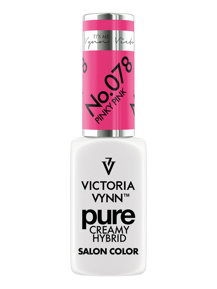 Most Cute Pink Nails Victoria VYNN Pure Creamy Hybrid 078 Pinky Pink