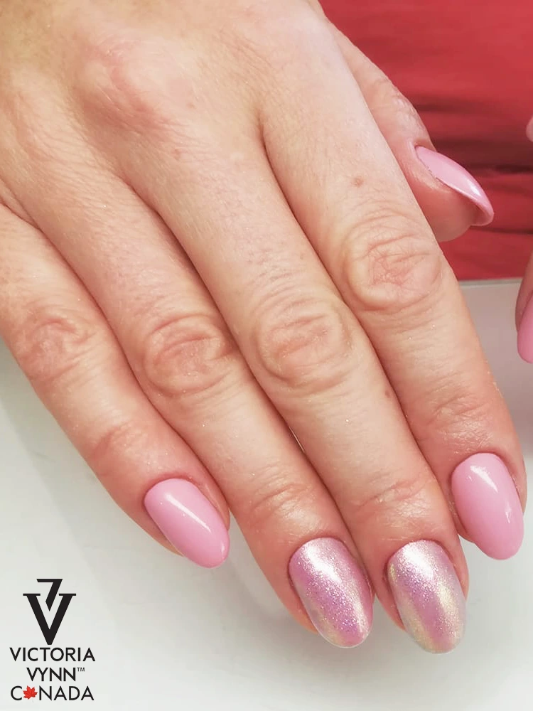 Most Delicate ping gel nails Victoria VYNN Pure Creamy Hybrid 011 Gentle Pink 1 1