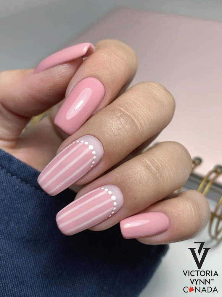 Most Delicate ping gel nails Victoria VYNN Pure Creamy Hybrid 011 Gentle Pink 1 2