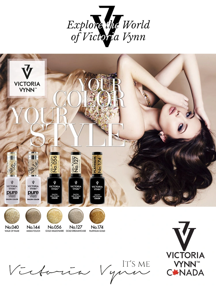 Pure Creamy Hybrid Gel Polish No. 040 Walk of Fame 10 PURE 040 144 SALON Gel POLISH 056 127 174