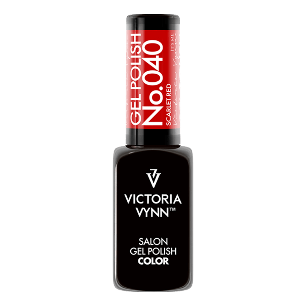 Salon Gel Polish 040 Scarlet Red Bottle
