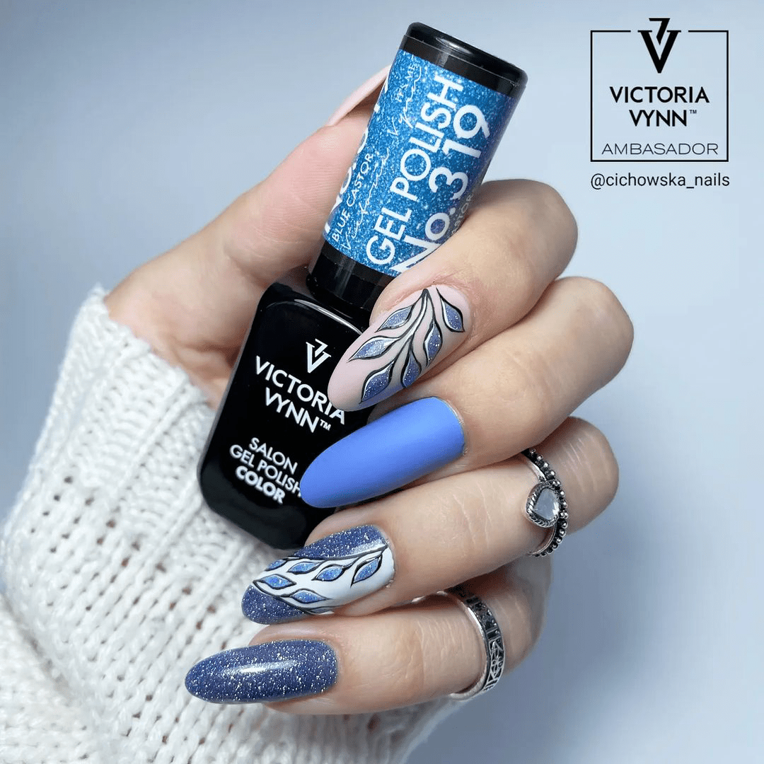 Salon Gel Polish 319 Blue Castor 1 3