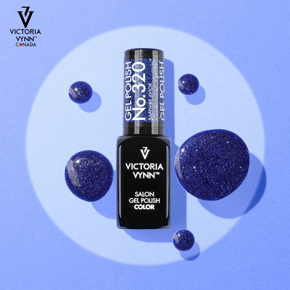 Salon Gel Polish No. 320 Sapphire Avior 6 Salon Gel Polish 320 Sapphire Avior 1 1