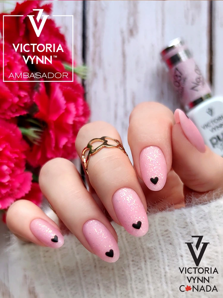 Special Sparkly Pink Nails Victoria VYNN Gel Polish 037 Dream Girl