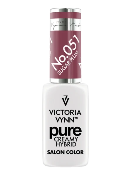 Special Violet Gel Nails Victoria VYNN Pure Creamy Hybrid 051 Sugar Plum