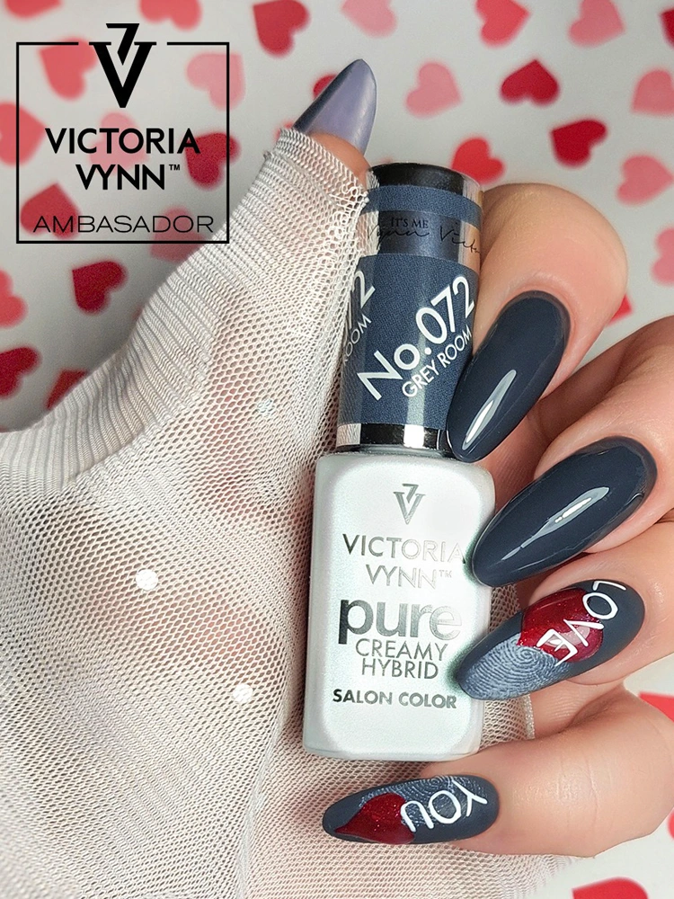 best dark grey nails 072 grey room victoria vynn pure cream hybrid 1 1