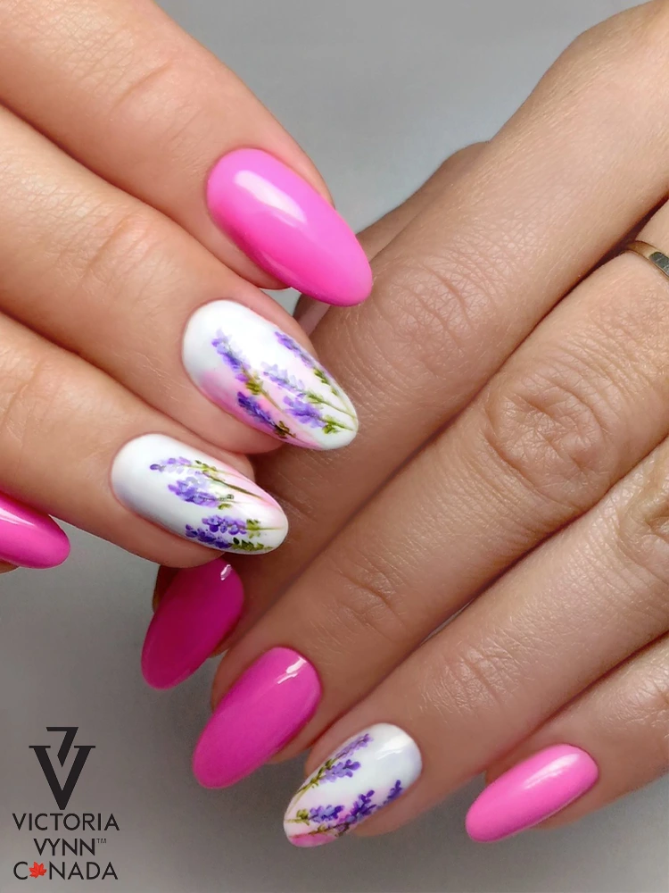 best hot bright pink nails victoria vynn pure creamy hybrid 014 rose time