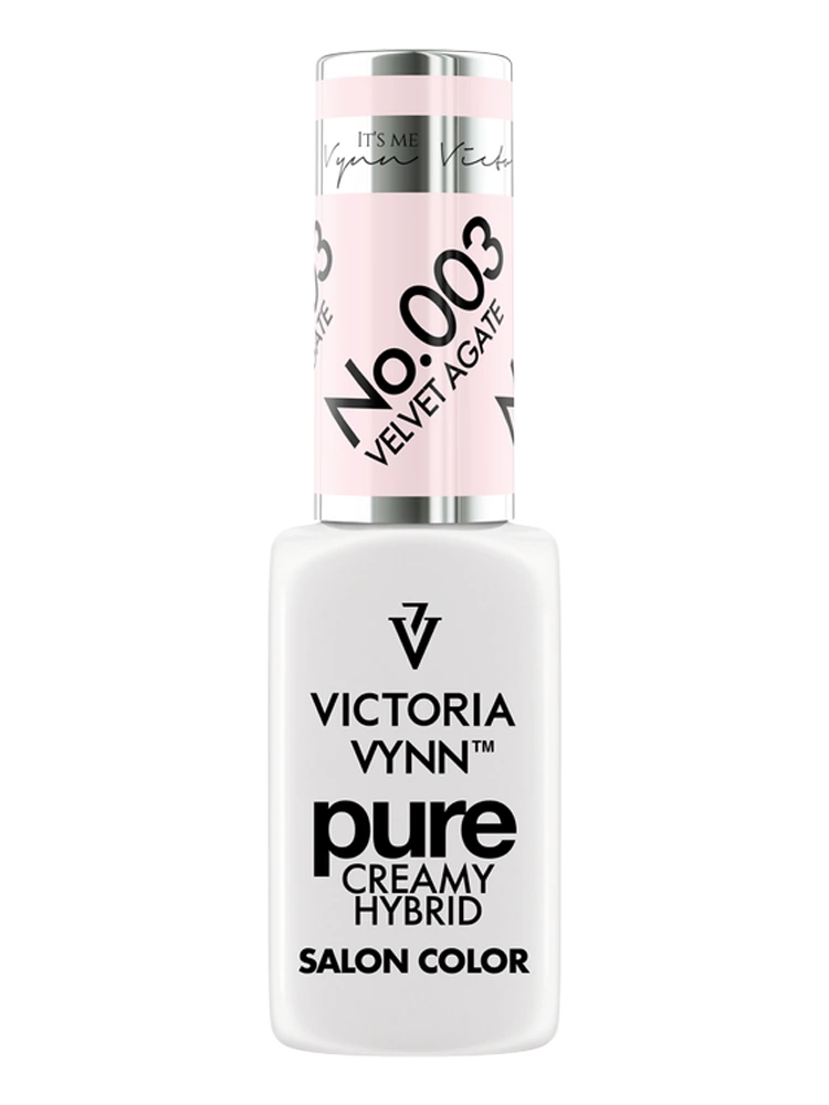 best light pink gel nail Victoria VYNN Velvet Agate 003