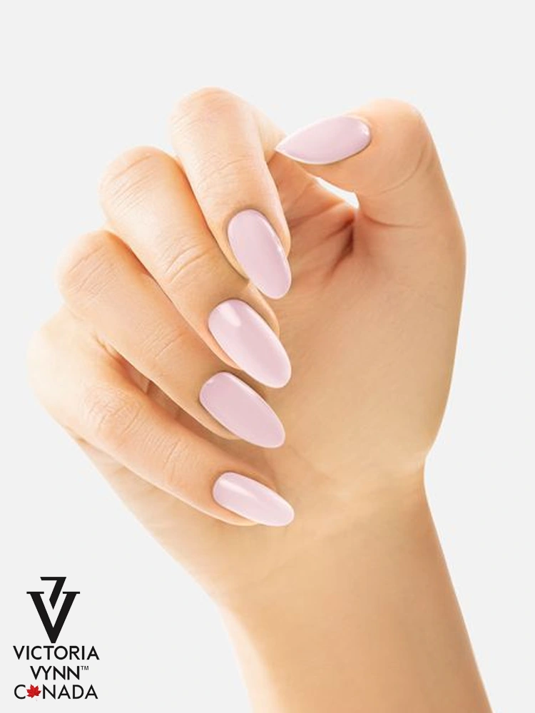 best light pink gel nail Victoria VYNN Velvet Agate 003 1 2