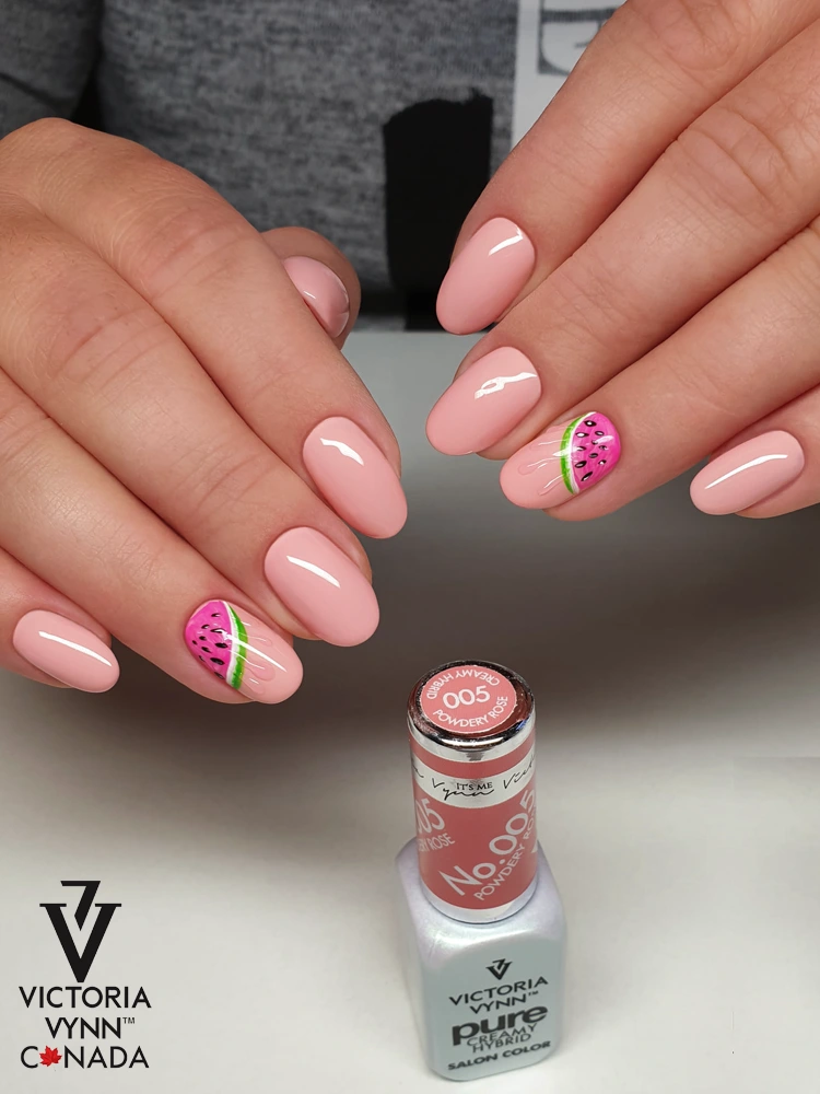 best pleasing light rose gold gel nails Victoria VYNN Pure Creamy 005 Powdery Rose