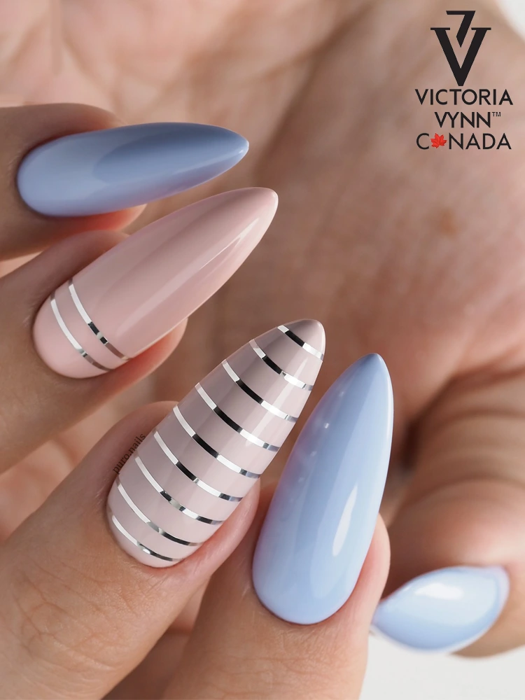 best sky light blue gel nails victoria vynn pure creamy hybrid 030 polar sky 1 4