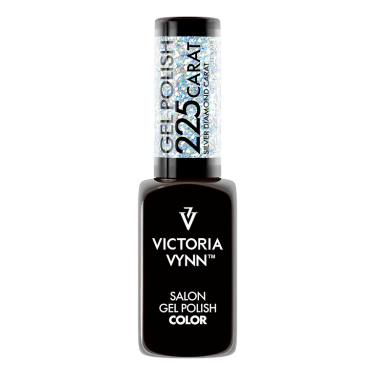 silver glitter gel nail polish