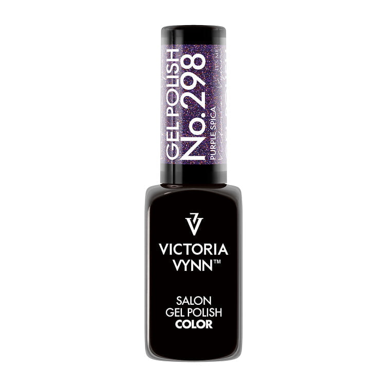 gel polish 298 purple spica 1
