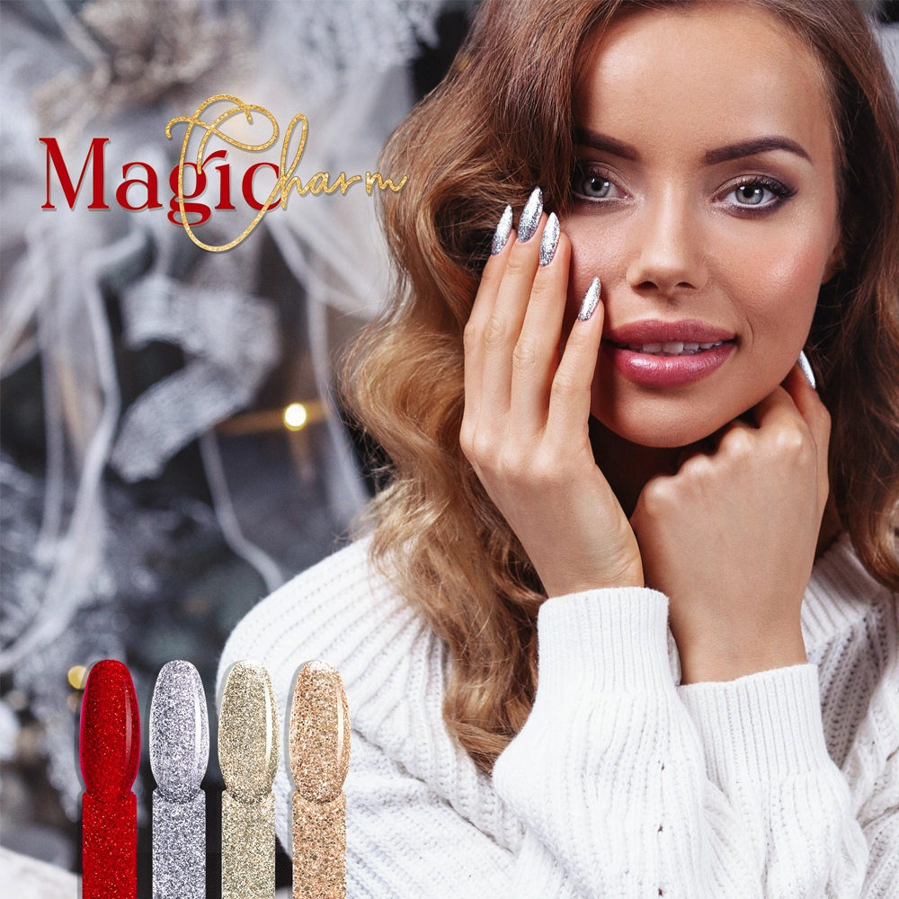 glitter red gel nail polish 1 1