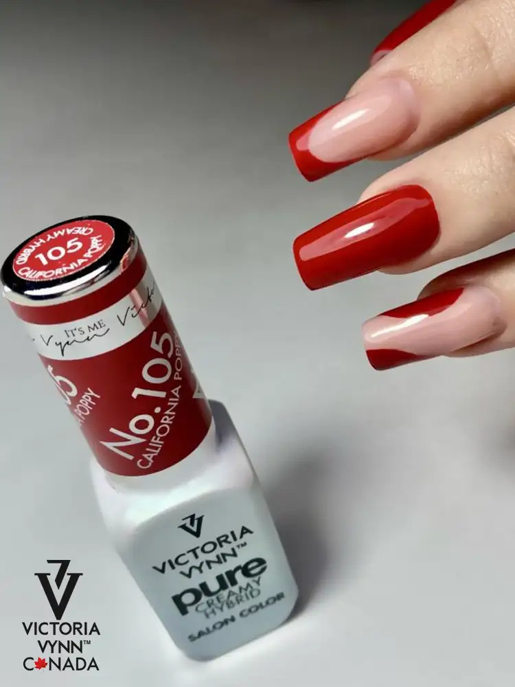 victoria vynn incredible coca cola red nail claifornia poppy no. 105