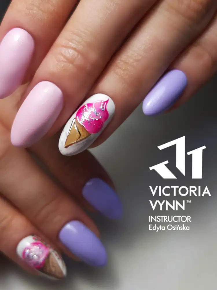 victoria vynn lavender nails gel polish lavender mist no. 115 1 2