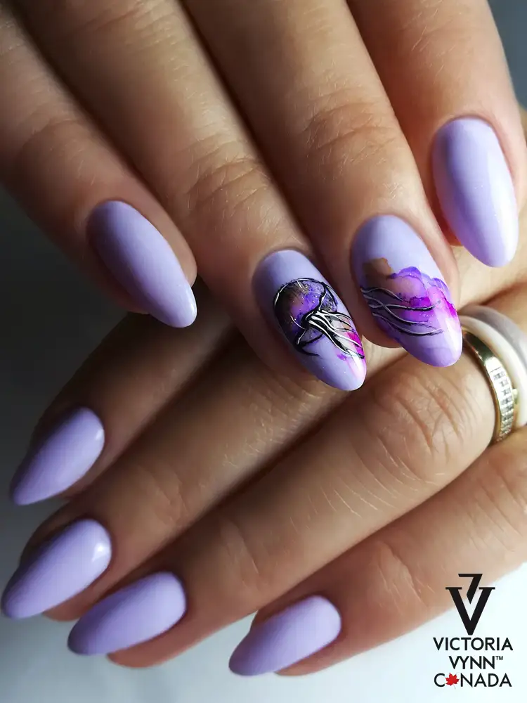 victoria vynn lavender nails gel polish lavender mist no. 115 1 3