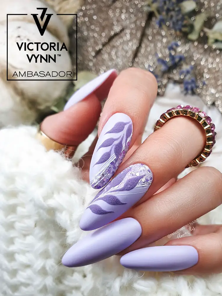 victoria vynn lavender nails gel polish lavender mist no. 115 1 4