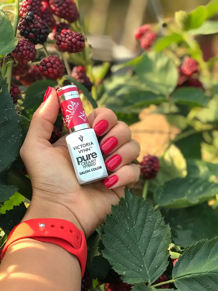 Pure Creamy Hybrid Gel Polish No. 104 Tropical Smoothie 4 victoria vynn pinky red nails pure creamy 104 tropical smoothie