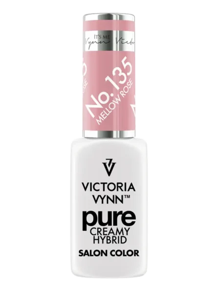 Victoria VYNN Pure Creamy Light Beige Pink Nails 135 Mellow Rose