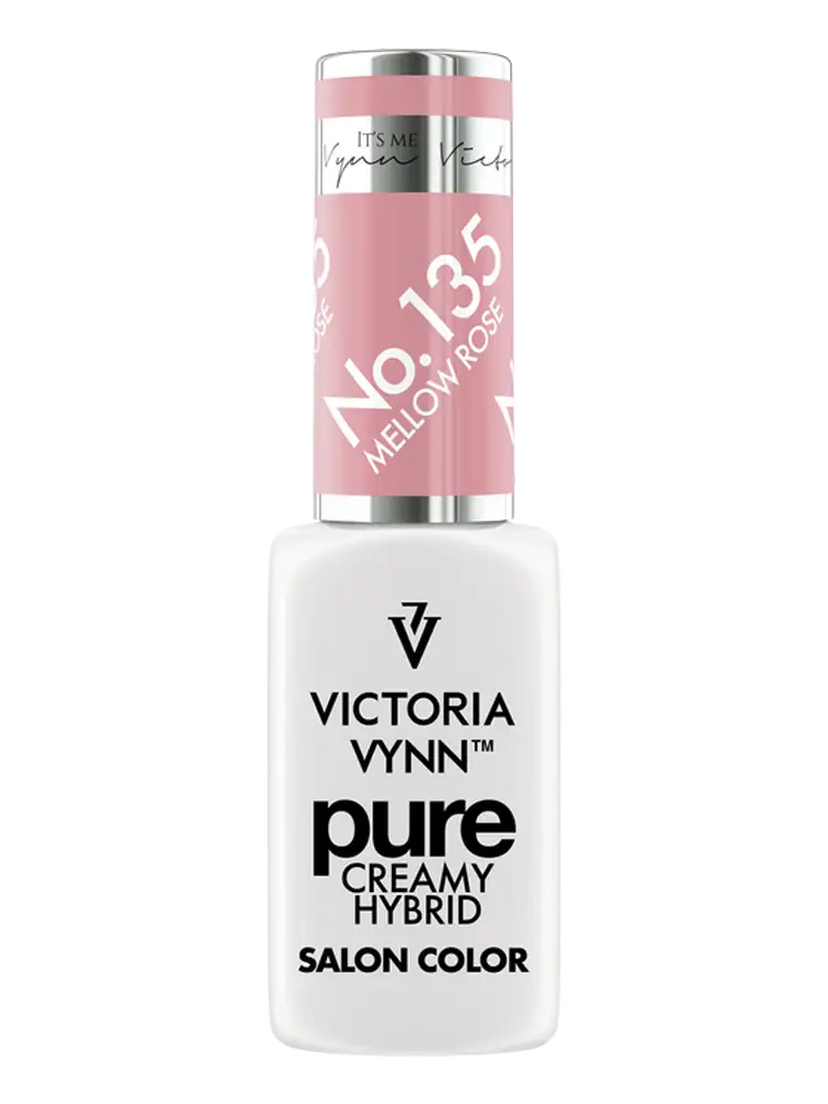 victoria vynn pure creamy light beige pink nails 135 mellow rose