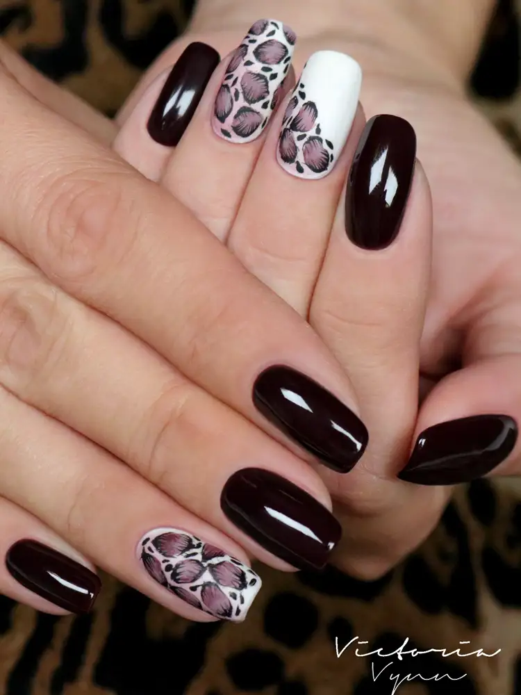 victoria vynn pure dark chocolate truffle nails gel polish 136 dark truffle 1 1