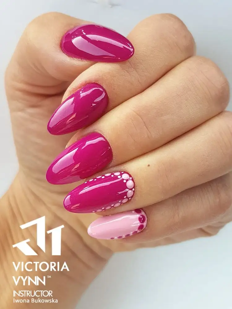 Pure Creamy Hybrid Gel Polish No. 127 Rose Madder 10 victoria vynn pure violet pink gel polish rose madder no. 127 pure creamy 1 1