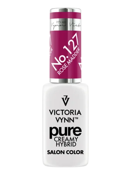 Victoria VYNN Pure Violet Pink Gel Polish Rose Madder No. 127 Pure Creamy
