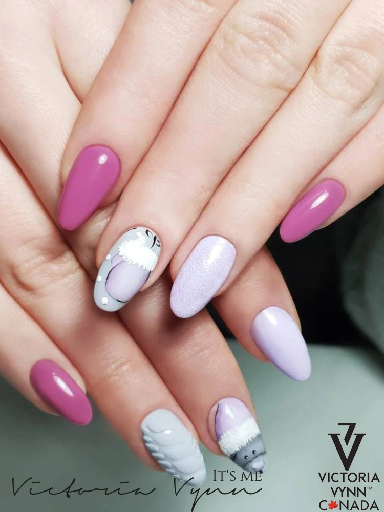 wonderful lilac gel nail polish Victoria VYNN Pure Creamy Hybrid 017 Berry Cocktail 1 1