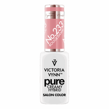 creamy pink gel polish