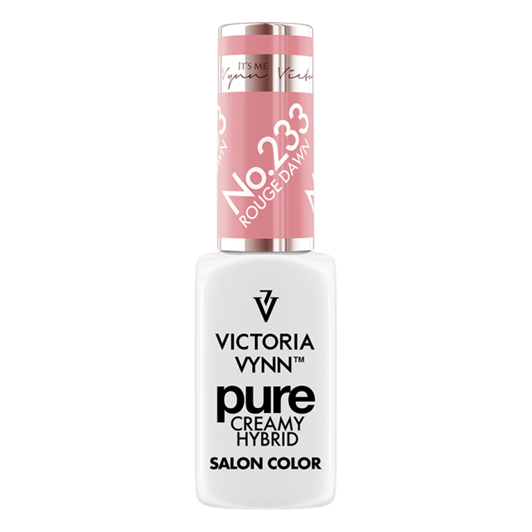 creamy pink gel polish