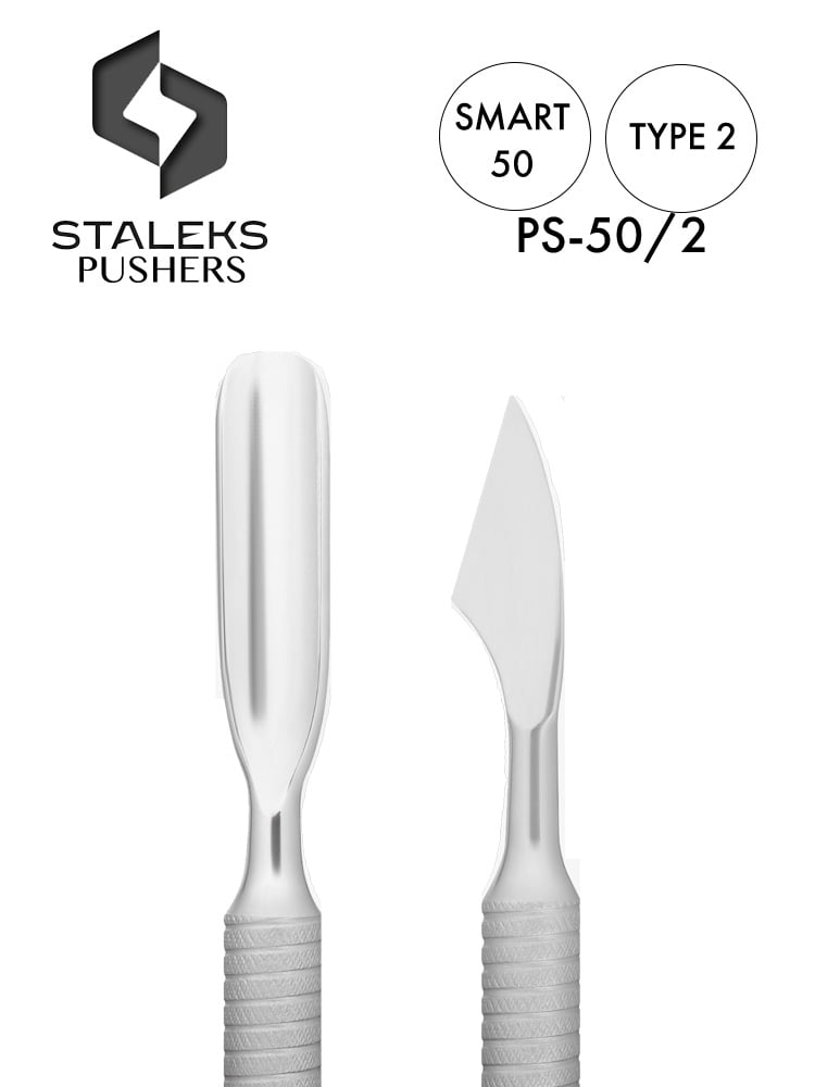 Best Cuticle Pusher and cleaner Tool Staleks Smart 50 Type 2 Rounded Pusher and cleaner 1 2