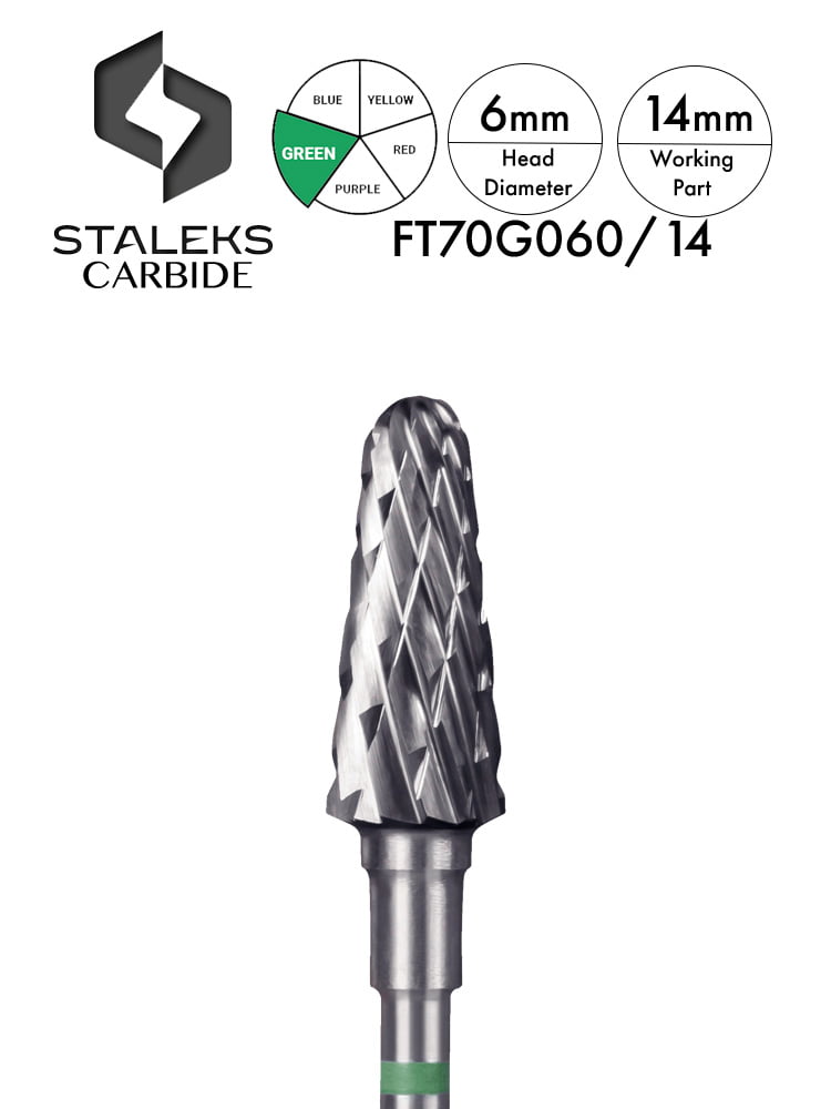 Frustum Carbide green 6mm