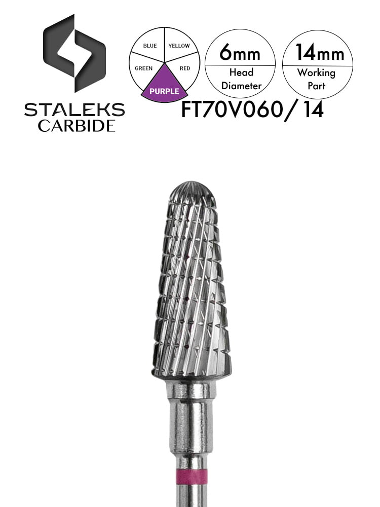 Frustum Carbide purple 6mm