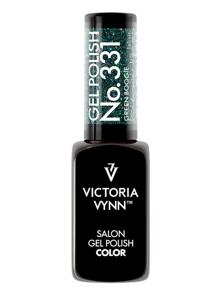 Salon Gel Polish No. 331 Green Boogie 2 Best Green Disco Gel Polish Green Boogie Gel Polish 331 Disco Fever Collection