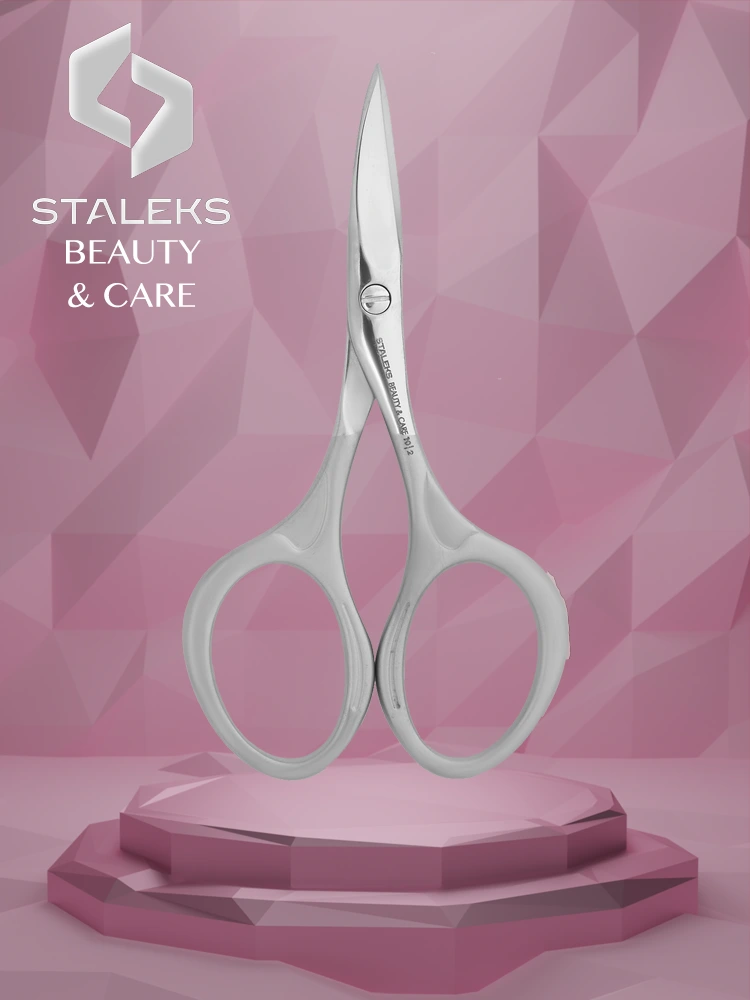 STALEKS BEAUTY CARE Nail Cuticle Scissors Curved 10 Type 1