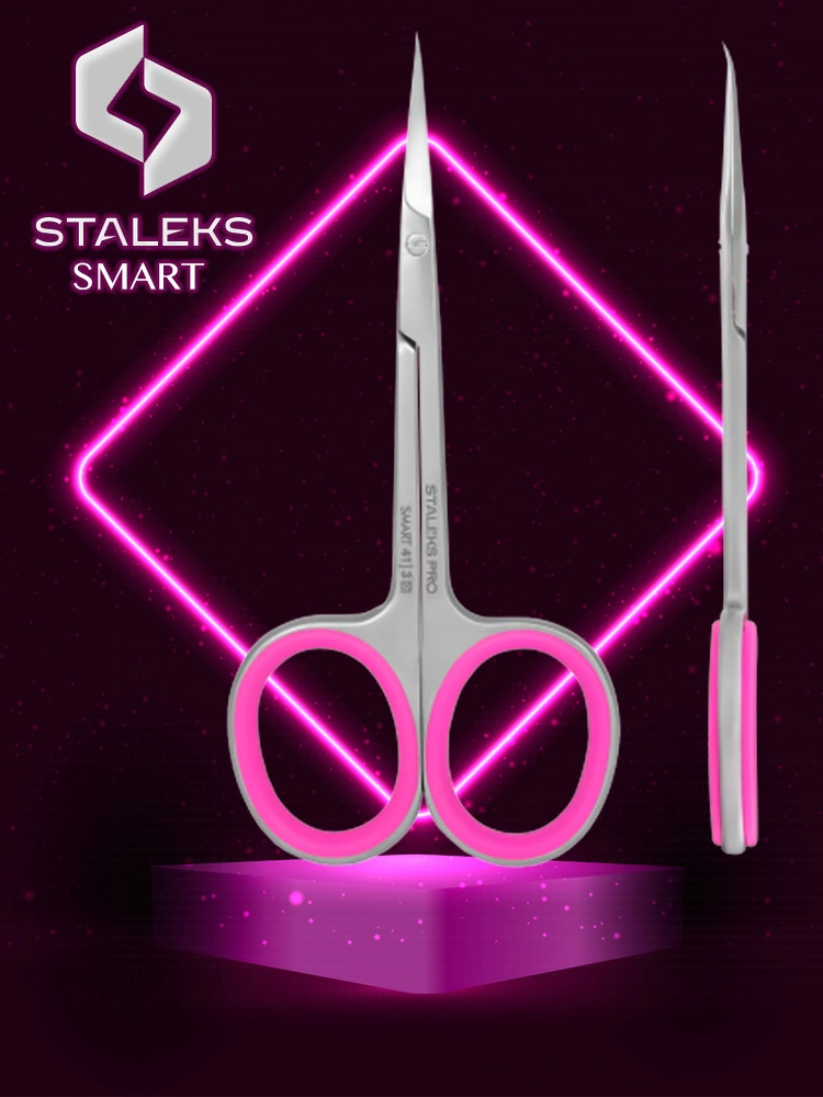 Staleks Best Curved Cuticle Scissors Smart 41 Type 3
