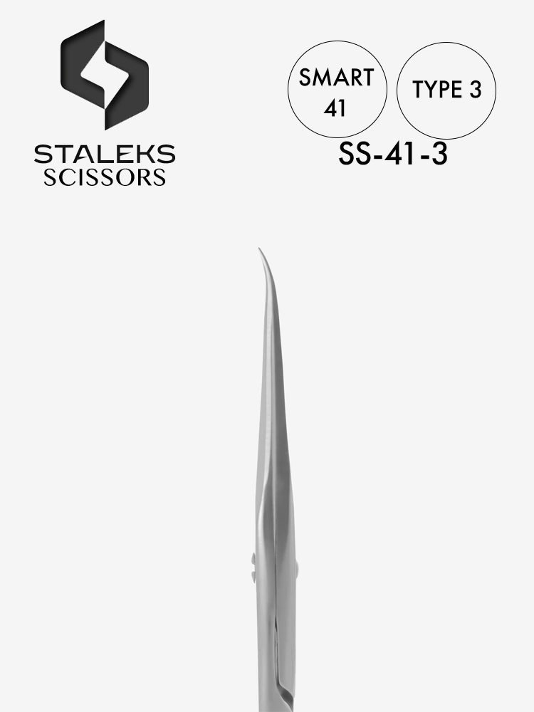 Staleks Best Curved Cuticle Scissors Smart 41 Type 3 1 2